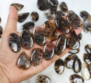 Turkish Stick Agate Gemstone Mix Shape and Size Turkish Cabochon for Jewelry Making Loose Gemstone Hand Polished Stones - Product Image 4