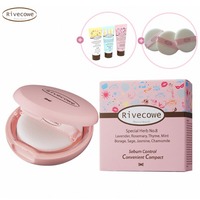 [J International] Rivecowe CC Matte Compact 8g Fond de Teint Contrôle du Sébum pour Peaux Grasses Retouche Visage