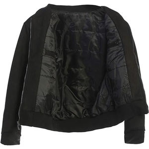 2026 OEM Top Selling Black Faux <b>Suede</b> Men's 100% High Quality Winter Windproof Stand Front Low MOQ Low Price <b>Bomber</b> <b>Jacket</b> - Product Image 3