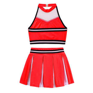 Costumes de danse personnalisés pour femmes, uniformes de cheerleading, tenues de fête scolaire, vêtements d'entraînement pour équipes de danse féminines, mini-jupes, uniformes de cheerleading pour filles - Product Image 2