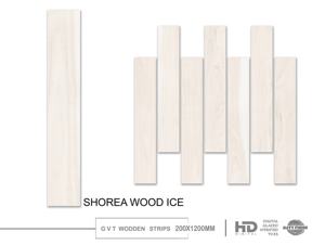Carreaux de porcelaine vitrifiée numériques de designer 8x48, planches longues pour la décoration intérieure et le développement de sols - Product Image 2