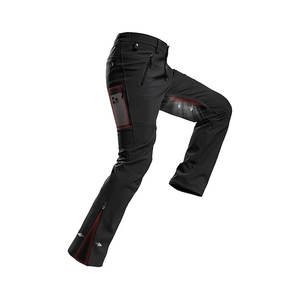 Pantalones de Esquí Resistentes al Agua, Forrados de Felpa, Cálidos, de Softshell, para Senderismo Invernal, con 4 Bolsillos con Cremallera, para Deportes de Nieve al Aire Libre - Product Image 1