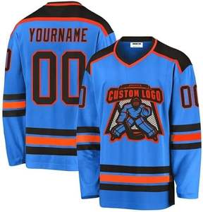 Nuevo uniforme de hockey sobre hielo en diferentes tallas y precio al por mayor. Jersey deportivo de hockey sobre hielo con logo personalizado. - Product Image 2