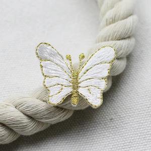 Custom Square Chenille Eco-Friendly Varsity Lady Embroidery Patch Merrow Border Iron-On <b>Badge</b> for Fashion Garment Branding - Product Image 3