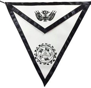 Tablier de Franc-Maçon Brodé de Qualité Supérieure, Régalia Cérémonielle de Loge Maçonnique, Fabricant en Gros Personnalisé, Haute Qualité - Product Image 1