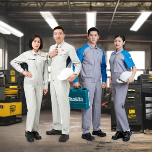 Conjunto de ropa de trabajador de ALTA CALIDAD, ropa de seguridad, uniforme de trabajo eléctrico, pantalones de carga industrial, ropa de trabajo, uniforme FMF, OEM/ODM - Product Image 3