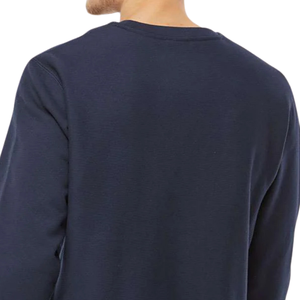 เสื้อสเวตเชิ้ตคอกลมผ้าฟลีซหนานุ่มสำหรับผู้ชาย ทรงครอสเกรน ผ้าฝ้ายหนัก อุ่นสบาย แฟชั่นลำลอง สวมใส่ได้ทุกวัน - Product Image 4