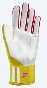 Guantes de Bateo de Béisbol Juveniles de Color Personalizado, para Hombre, con Palma de Cuero Perforado, Agarre Trasero y Bloqueo de Muñeca, ODM OEM, Bajo MOQ, Exportador al por Mayor - Product Image 2
