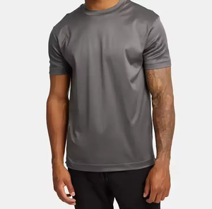 Camisetas Personalizadas para Hombre, de Algodón Mercerizado, Suaves y Transpirables, Lisas, con Estampado/Bordado, para Uso Casual y Urbano - Product Image 3