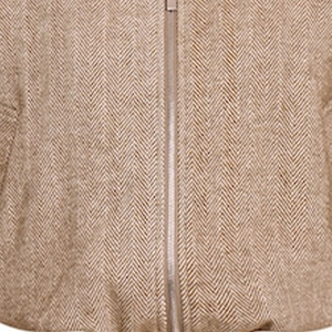 Chaqueta Bomber Corta Oversize de Seda/Algodón para Primavera con Cuello en V, Cierre Frontal y Estilo Utilitario de Moda - Product Image 2