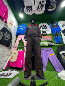 OEM 2026 New Arrival Custom Fashion Mens <b>Zip</b> up tracksuit High Quality Boxy Luxury men's tracksuit Made By TRIOTAKE INDUSTRY - Product Image 2
