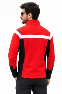 Veste Softshell Homme Personnalisée en Gros – Premium, Respirante, Légère, Imperméable, Coupe-Vent pour Randonnée et Loisirs - Product Image 2