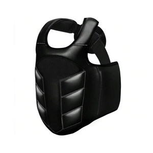 อุปกรณ์ป้องกันอกสำหรับชกมวย PVC สีดำ สำหรับฝึกซ้อม MMA มวยไทย ฤดูหนาว ME-CP-91208 แบรนด์ปรับแต่งได้ - Product Image 4