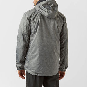 Wholesale Men's Winter Windbreaker Fleece <b>Lined</b> Waterproof Hooded Outdoor <b>Coat</b> Windproof Zipper Pockets Windbreaker for Hiking - Product Image 3