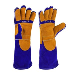 Gants en cuir de vachette de haute qualité, renforcés, pour la sécurité industrielle, protection des mains, anti-vibration, résistance à l'abrasion et à la chaleur - Product Image 1
