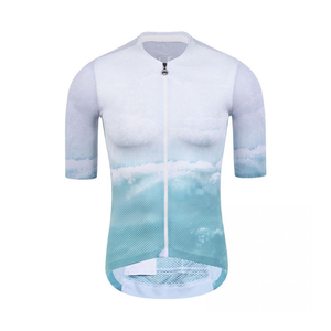 Wholesale Custom Cycling Jersey for Road Cycling and MTB Featuring Sweat Wicking Breathable Material and Comfortable Adult - Product Image 3