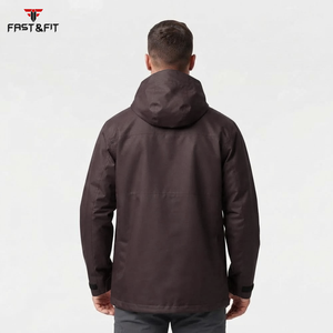Collection 2026 – Veste coupe-vent légère et imperméable thermoréactive à col montant avec logo frontal - Product Image 3