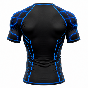 T-shirt de compression athlétique pour homme, sous-vêtement de performance, anti-transpiration, séchage rapide, pour la gym, le fitness, la course à pied et les activités sportives - Product Image 2