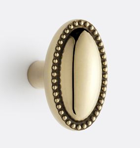 Poignées de porte ovales en laiton de haute qualité, aspect métallique, durables, élégantes et parfaites pour les intérieurs de maisons modernes ou classiques - Product Image 4