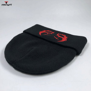 Customizable High Quality Unisex <b>Fleece</b> <b>Beanie</b> Hat 100% Cotton Breathable Waterproof 3D Embroidery Custom Logo Multi-Color - Product Image 2