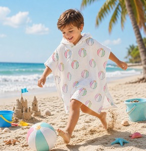 Poncho para Bebé Unisex 100% Bambú Personalizable, Ultra Suave, Transpirable, con Capucha, Ligero, Delicado con la Piel - Product Image 3