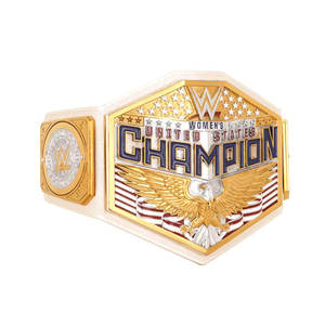 Cinturones de Campeonato de la WWE Americana Chapados en Oro para Títulos de Lucha Libre Femenina - Product Image 2