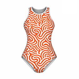 Traje de Baño Deportivo de Una Pieza con Control de Abdomen, Estampado Animal, Impermeable, de Secado Rápido y Corte Alto - Product Image 2