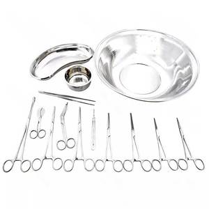 Juego de Instrumentos Quirúrgicos Dentales de Grado Alemán, 14 Piezas, Equipo Dental, Kit de Instrumentos Quirúrgicos de Acero Inoxidable Reutilizables, Uso Ortopédico Veterinario - Product Image 4