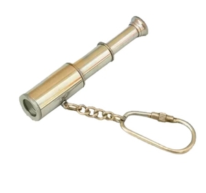 Llavero de Telescopio de Latón Hecho a Mano, Llavero de Gafete Náutico, Accesorio de Bolsillo Estilo Vintage, Regalo Marítimo, Artesanía Metálica Coleccionable - Product Image 1