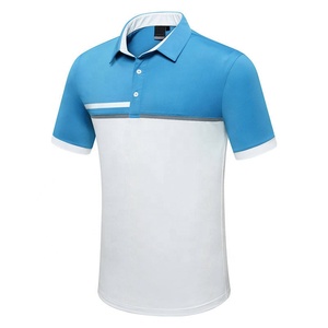 Golf de manga corta de poliéster 100% de alta calidad para camiseta de Polo de tacto suave con logotipo personalizado Patrón de diseño premium Estampado de Jersey - Product Image 1