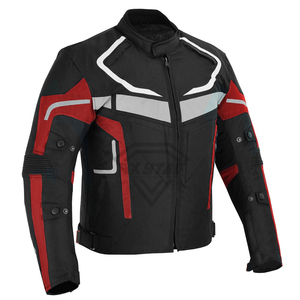Blouson de moto en textile Cardura pour homme, imprimé, imperméable, coupe-vent, toutes saisons, col montant, pour la conduite à moto - Product Image 3
