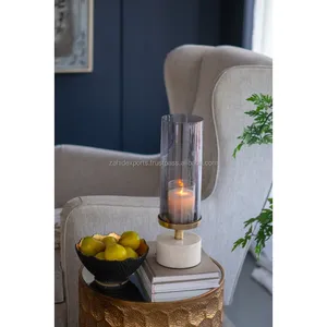 Porte-bougie en métal minimaliste fait à la main pour les salons modernes, décoration de Noël et de mariage - Product Image 6