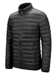 Unisex Hooded Quilted Puffer Jacket 100% Nylon Stand Collar Thick <b>Warm</b> Insulated Outdoor Winter Coat Hiking Travel Casual Wear - Product Image 2