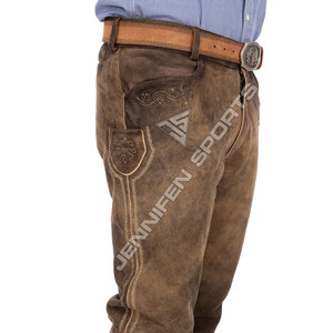 กางเกงหนังบาวาเรียนแบบมีสายรัดเอวสำหรับผู้ชาย (ชุดบาวาเรียน) - Product Image 2