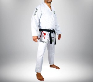 ชุดยูโดคาราเต้ BJJ GI ผ้าฝ้ายยืด 100% น้ำหนัก 440 กรัม แบบ unisex  โลโก้ด้านหน้าปรับแต่งได้ บริการ OEM ชุดยิวยิตสูคิโมโน - Product Image 3