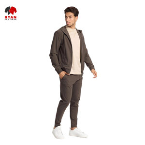 Survêtement pour homme Ryan Pro Gear, design personnalisé, tissu confortable, coupe classique, avec logo personnalisé, vêtements décontractés, fermeture éclair - Product Image 5