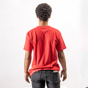 เสื้อยืดเจอร์ซีย์ผู้ชายแบบเรียบ สีพื้น ผ้าฝ้าย 100% น้ำหนัก 180 กรัม ทรงปกติ แขนสั้น คอกลม ระบายอากาศได้ดี แห้งเร็ว แบบรัดรูป - Product Image 4