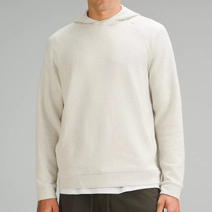 Sudadera con Capucha Personalizada Premium de Felpa Tipo Waffle, 100% Poliéster Ecológico de Secado Rápido, Sudadera Texturizada para Hombre, Corte Regular, Informal - Product Image 2