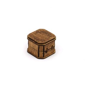 Wooden Ring Box for Engagement, Wedding, Proposal | Rustic & Octagonal Jewelry Gift Packaging for Couples, Men & Women - Product Image 3