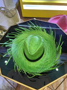 Sombrero Mexicano Unisex Bordado con Hierba Natural para Adultos, Venta al por Mayor, Stock a Granel para Compradores de Artículos de Playa, Fiestas, Verano y Viajes - Product Image 2