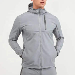 Custom Lightweight <b>Waterproof</b> Men's Windbreaker <b>Jacket</b> Outdoor Hooded Sports Windproof Two Tone Running Athletic Fit Outerwear - Product Image 5