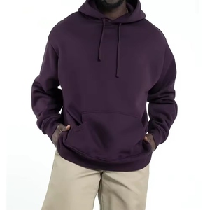 Sweat à capuche personnalisé pour homme, coupe classique, cordon de serrage, grande poche, molleton côtelé, 100% coton, respirant, séchage rapide, décontracté, hiver - Product Image 1