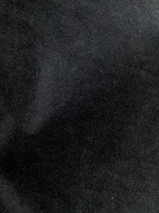 Black Weft Suede Fabric 100% Polyester <b>Brushed</b> Plain Medium Weight Woven for Garments Home Textiles Sofas - Product Image 3