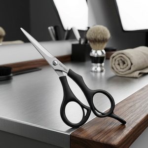 Ciseaux de coiffure professionnels en acier inoxydable pour salon de coiffure, ciseaux de barbier pour un coiffage de précision, kit de 6 pouces - Product Image 1