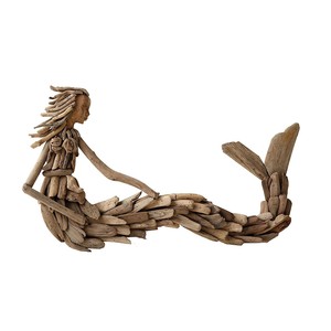 Panneaux muraux ronds en bois flotté récupéré, écologiques, durables, en bois naturel, panneaux décoratifs à lattes, vente en gros - Product Image 5