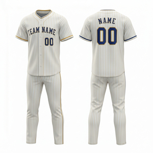 Tenue de baseball homme 2026 de qualité supérieure, 100 % polyester respirant, ensembles personnalisables, couleurs sur mesure, logo privé, grandes tailles, manches courtes - Product Image 6