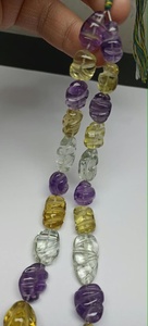 Perles fantaisie en quartz multicolores naturelles, sculptées à la main, de 10*16mm à 20*25mm, qualité supérieure, nouvelle arrivée - Product Image 5