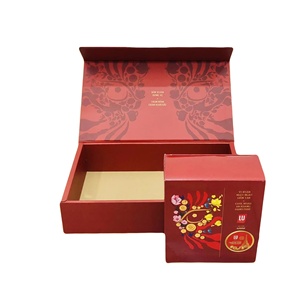 Modern Self-Erecting Recycled Materials Pulp Packaging Food/Cakes Glossy <b>Lamination</b> Finish Magnetic Closure Paperboard Boxes UV - Product Image 5