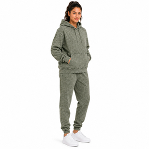 Conjunto Deportivo para Mujer, Chaqueta Transpirable de Manga Larga y Pantalones Deportivos Elásticos - Product Image 1