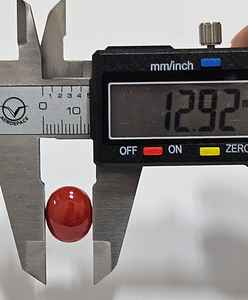 Coral Rojo Italiano de Forma Ovalada Plana, Gema de Mejor Calidad, Gema Suelta para la Fabricación de Joyas - Product Image 3